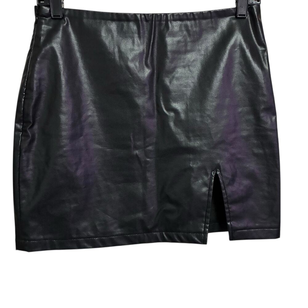 Shein Faux Leather Skirt Womens Size 6